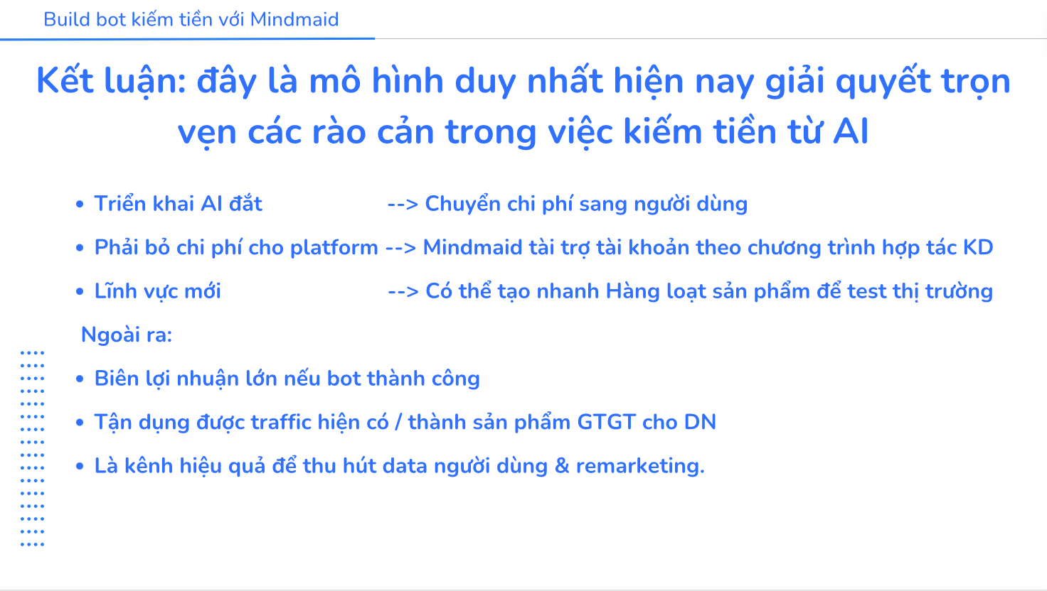 [Recap] Workshop Tạo thu nhập thụ động với Chatbot AI