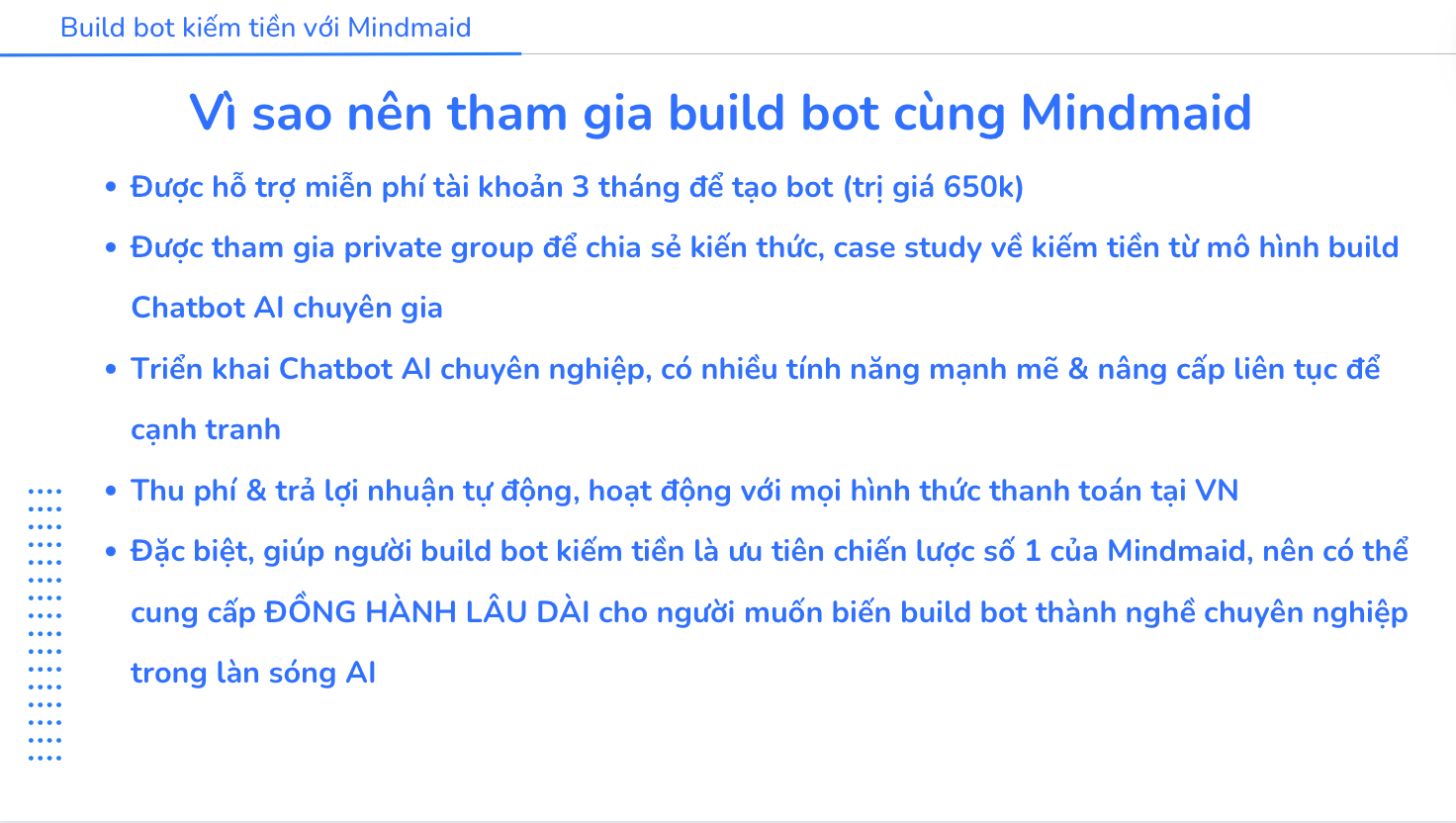 [Recap] Workshop Tạo thu nhập thụ động với Chatbot AI